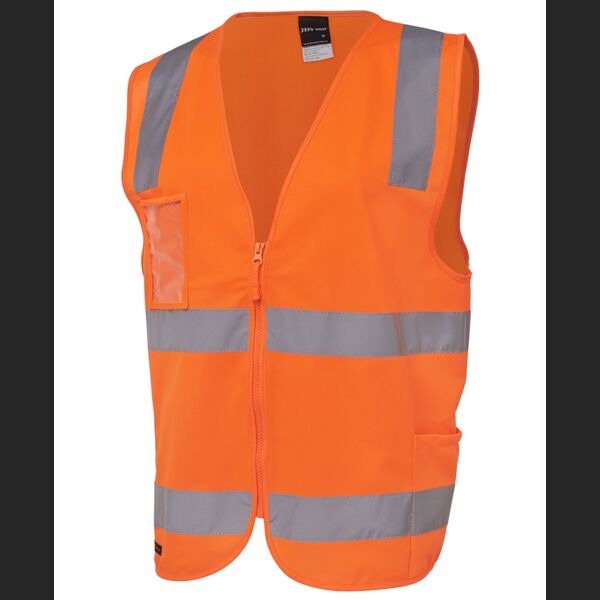 JB's Hi Vis (D+N) Zip Safety Vest Thumbnail
