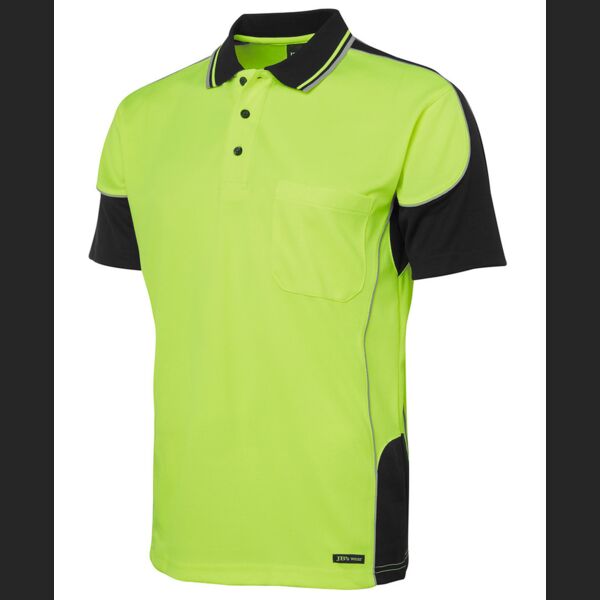 JB's WEAR Hi Vis 4602.1 Contrast Piping Polo Thumbnail