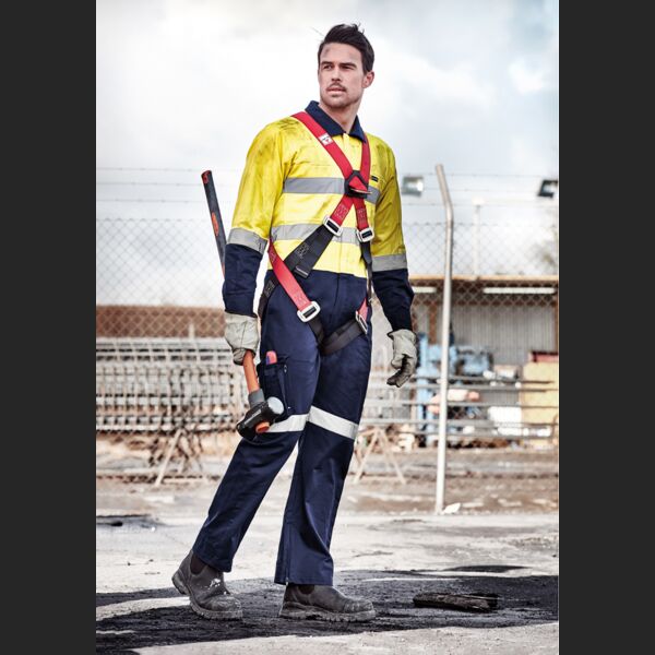 SYZMIK Mens Rugged Cooling Taped Overall Thumbnail